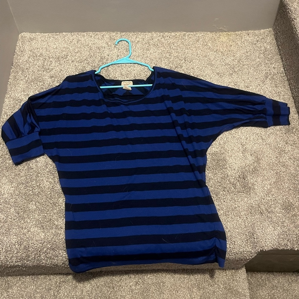 3/4 sleeve women’s striped top